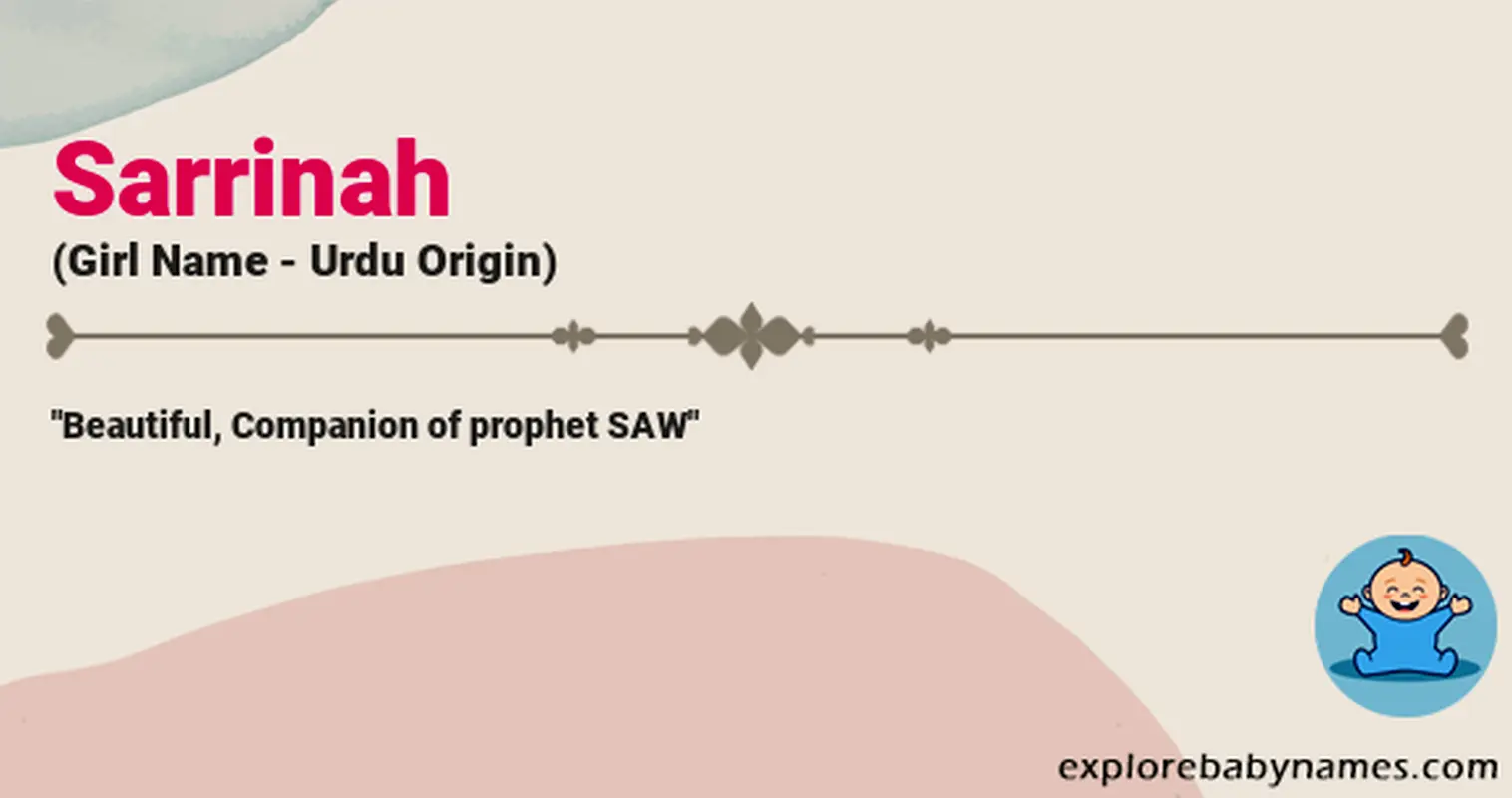 Meaning of Sarrinah