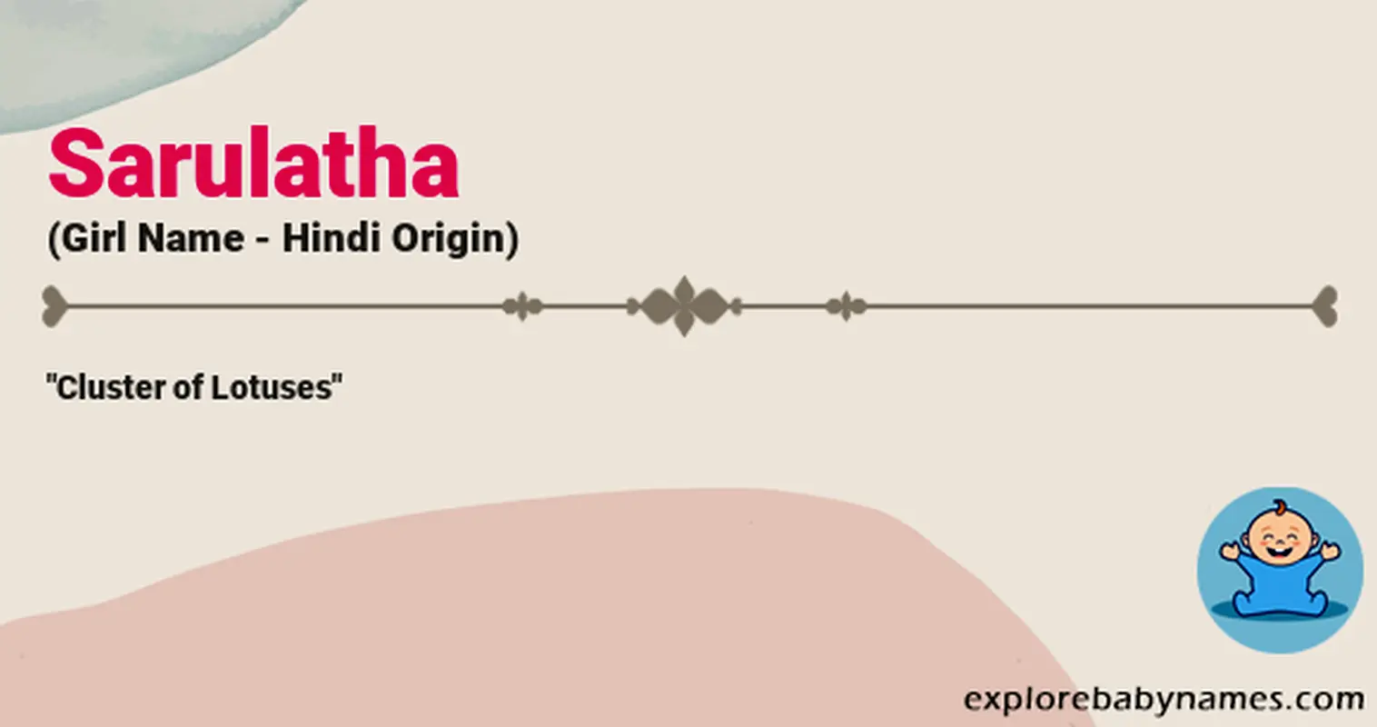Meaning of Sarulatha