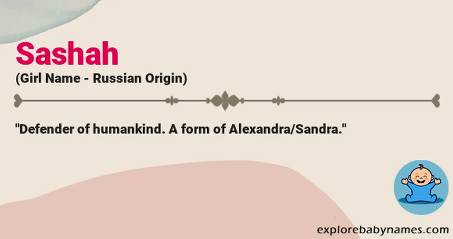 Meaning of Sashah