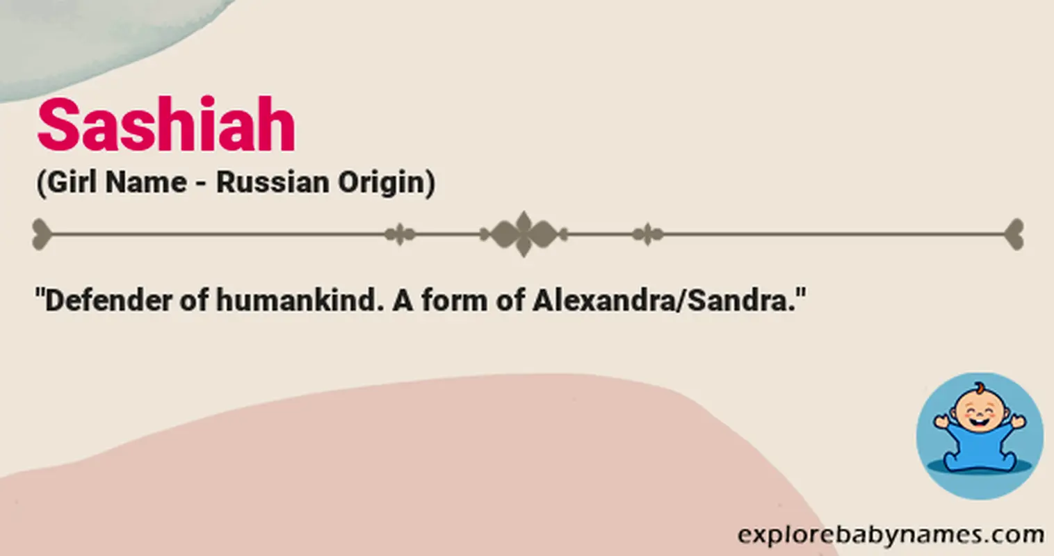 Meaning of Sashiah