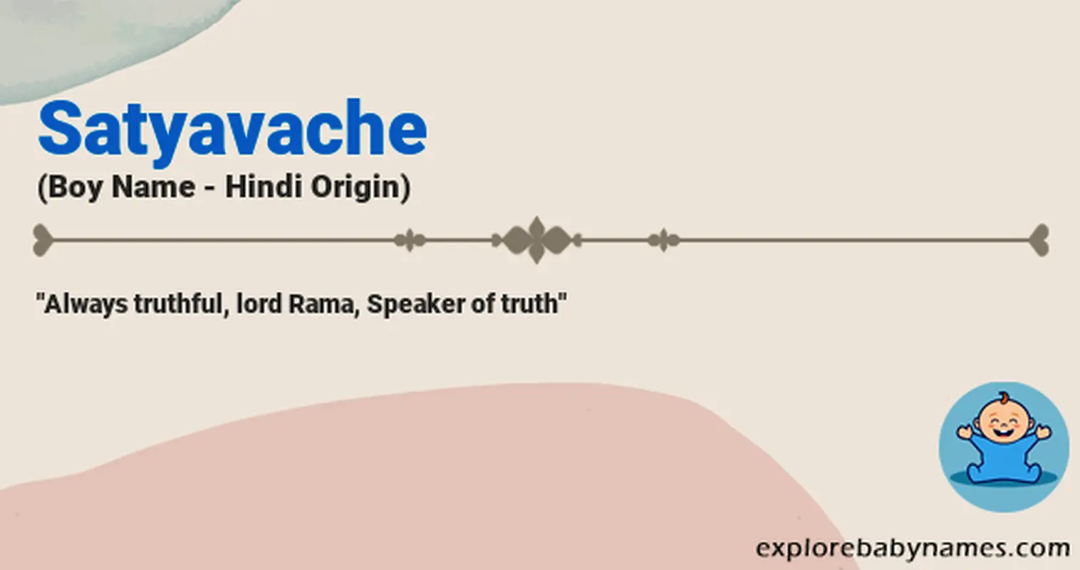 Meaning of Satyavache