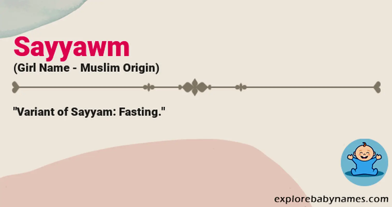Meaning of Sayyawm