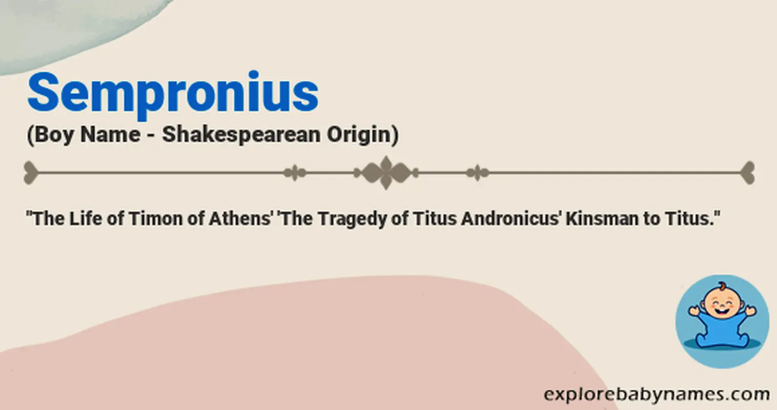 Meaning of Sempronius