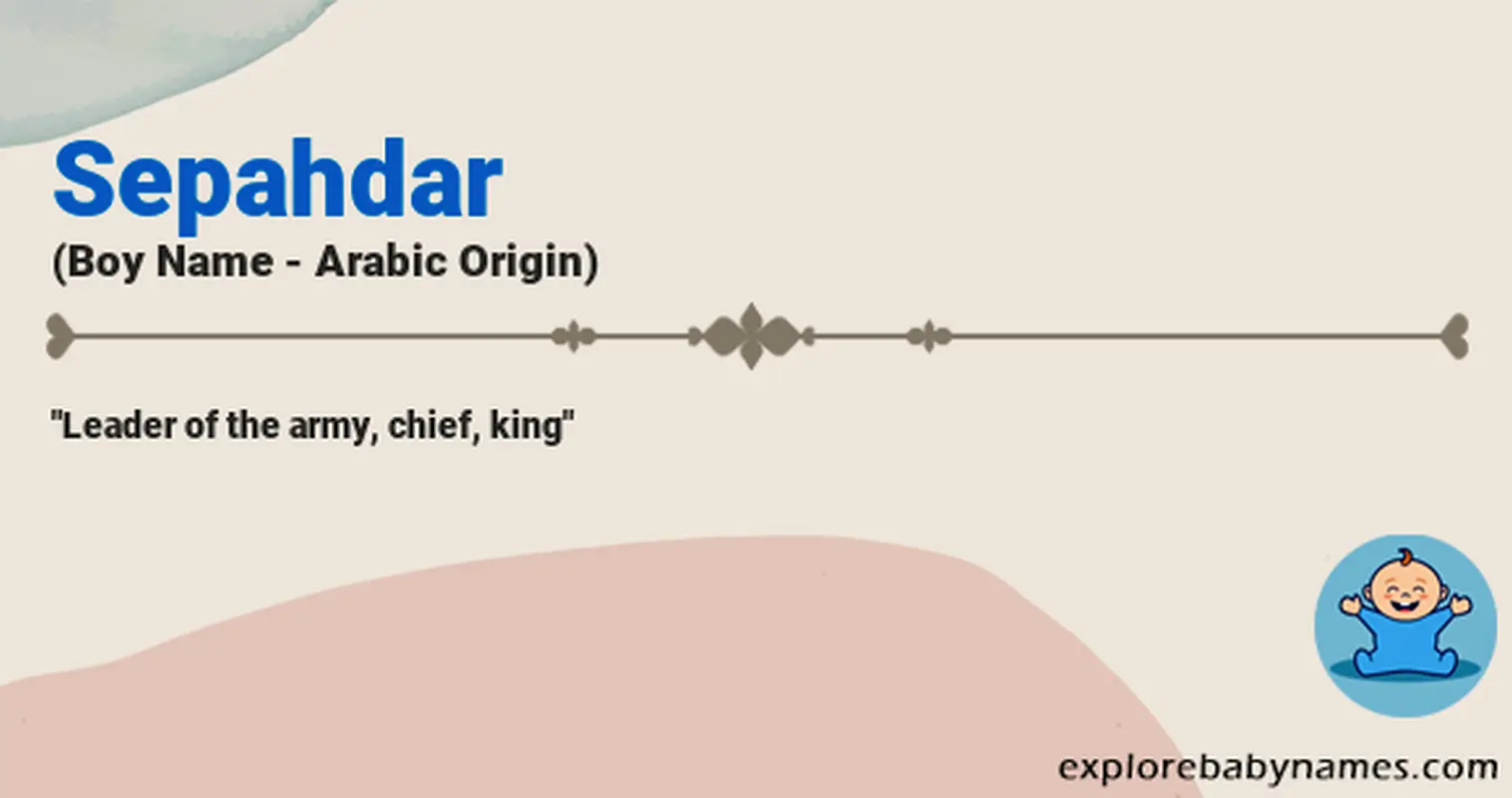 Meaning of Sepahdar