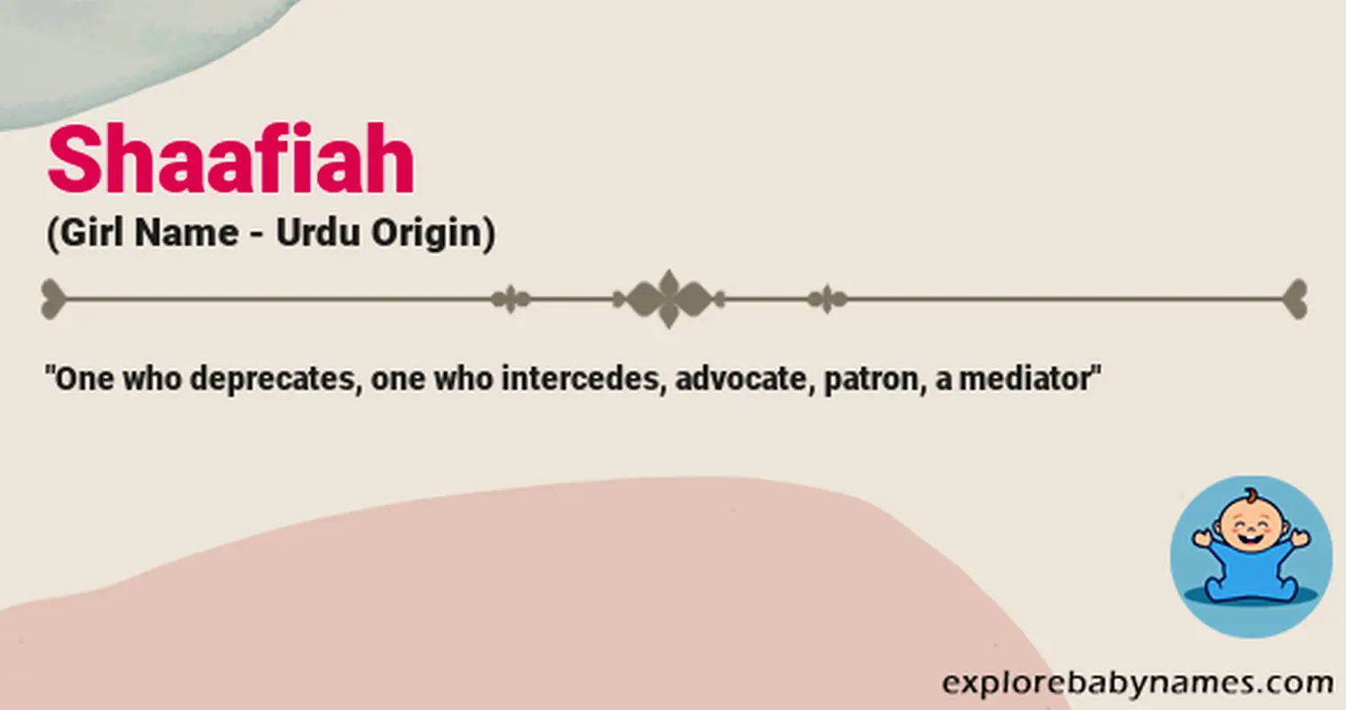 Meaning of Shaafiah
