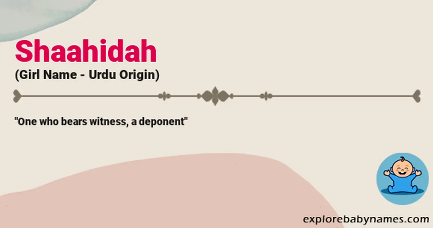 Meaning of Shaahidah