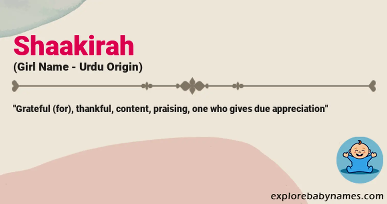 Meaning of Shaakirah