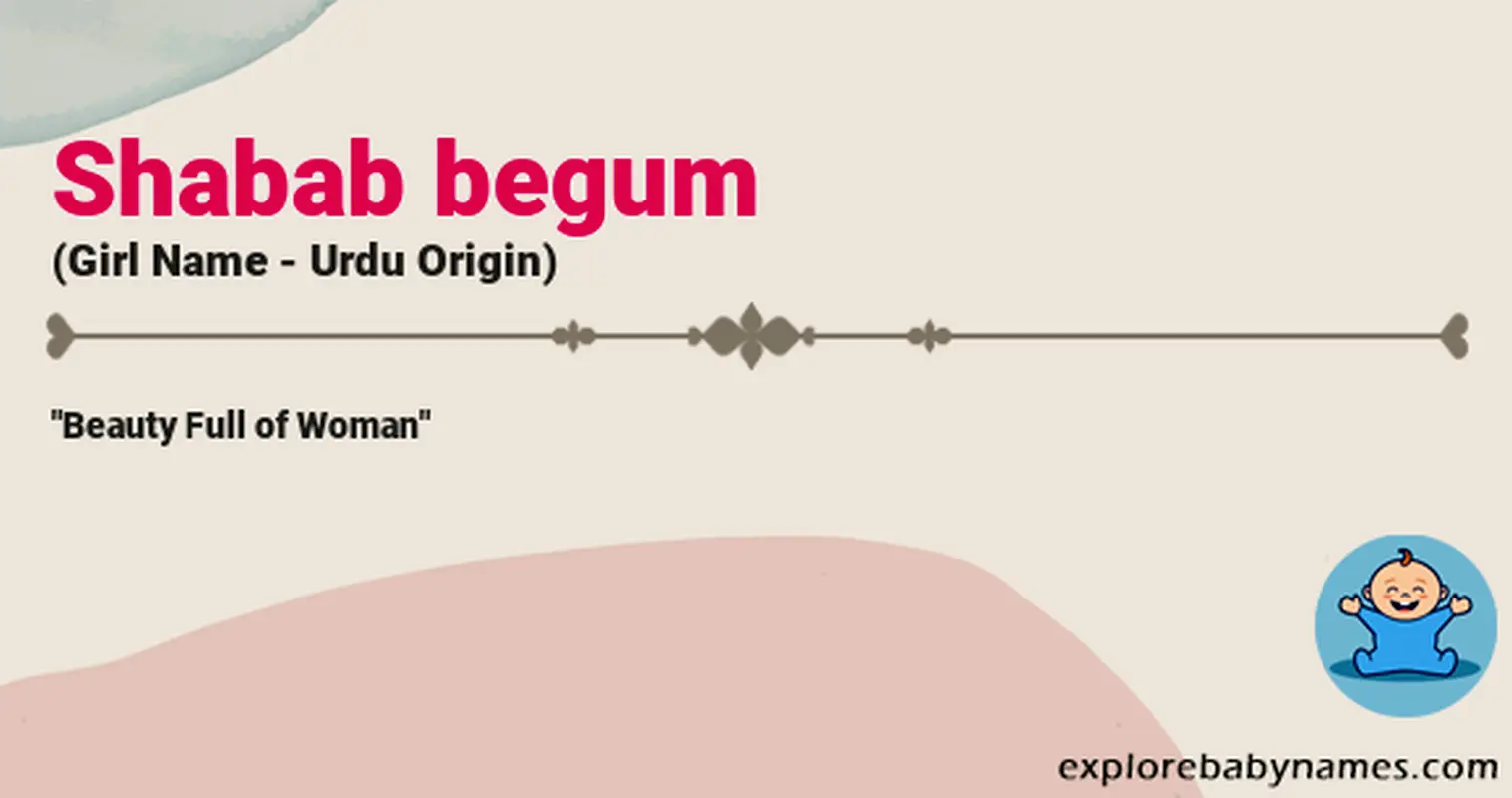 Meaning of Shabab begum