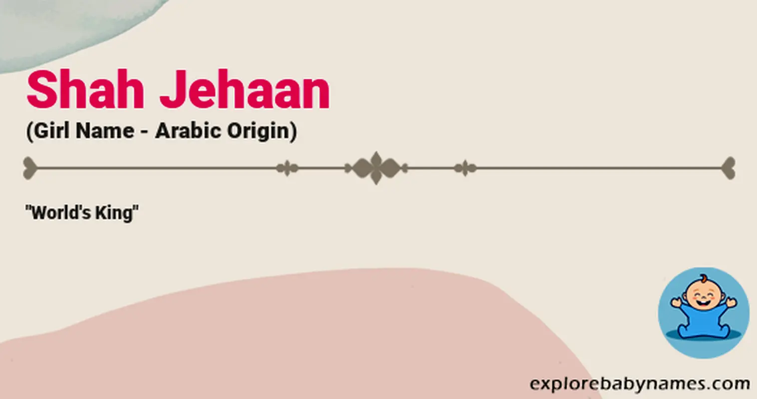 Meaning of Shah Jehaan
