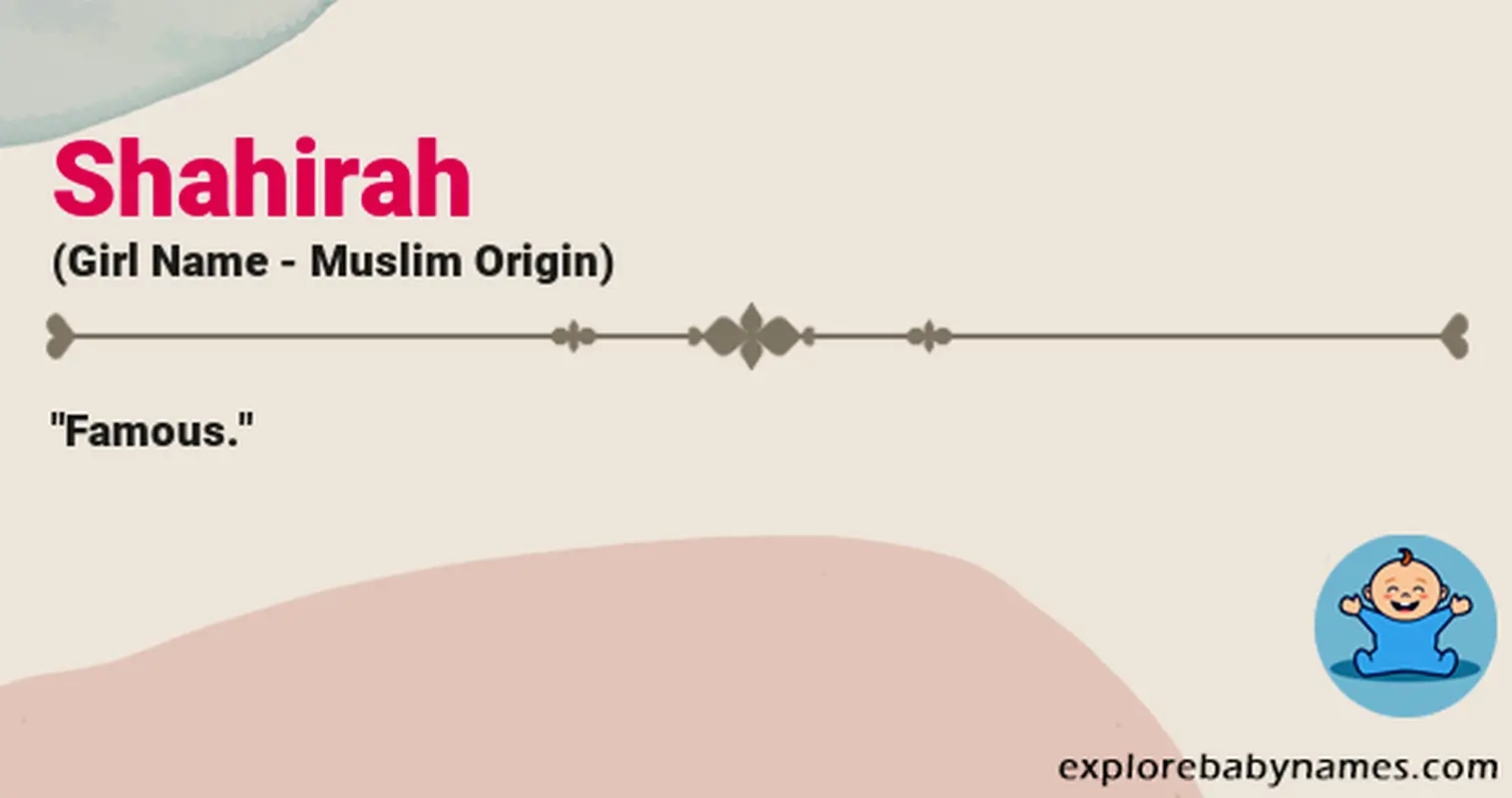 Meaning of Shahirah