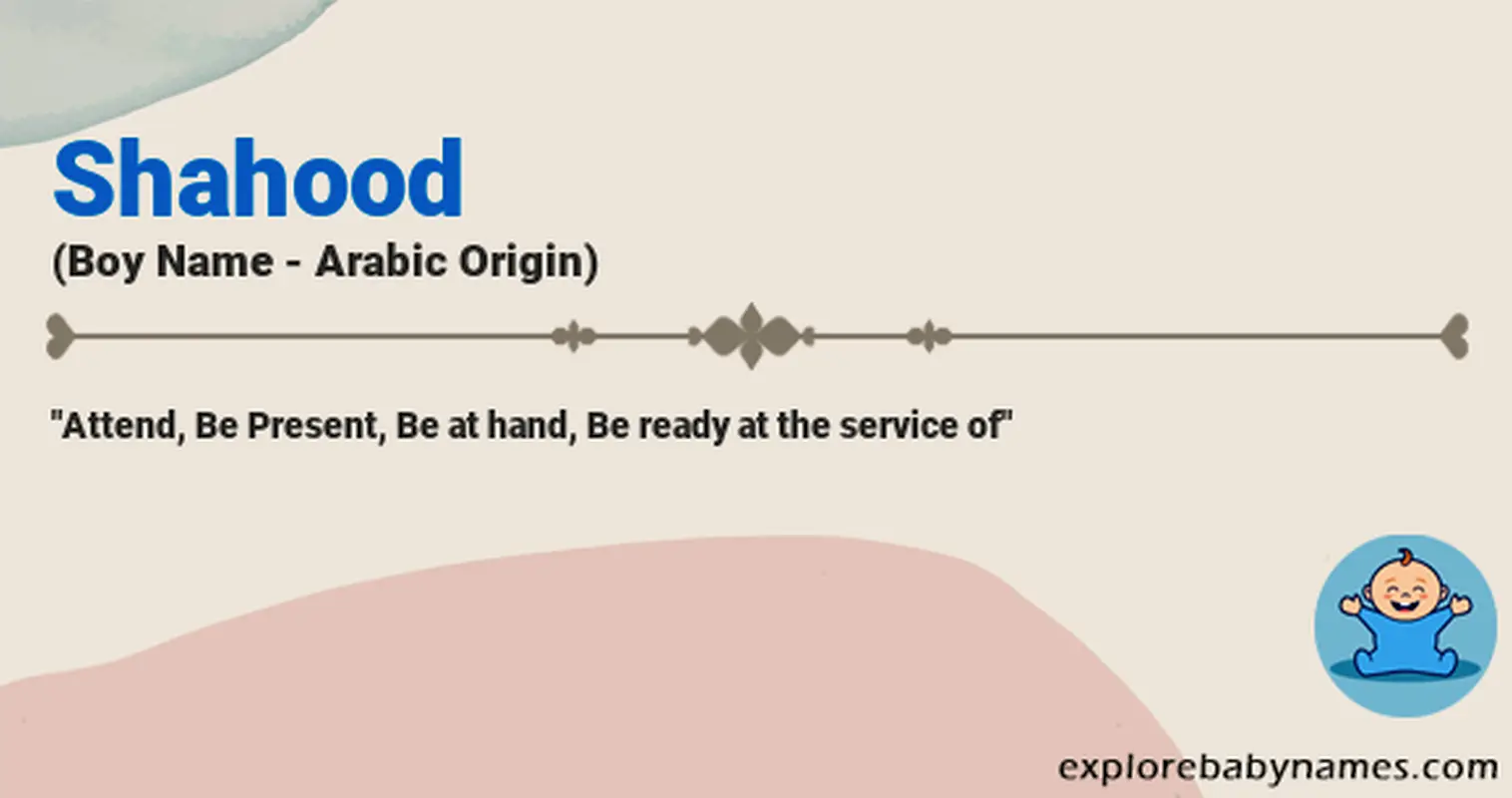 Meaning of Shahood