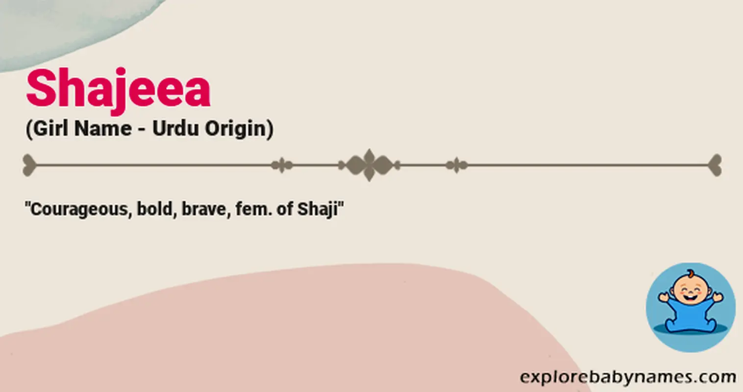 Meaning of Shajeea