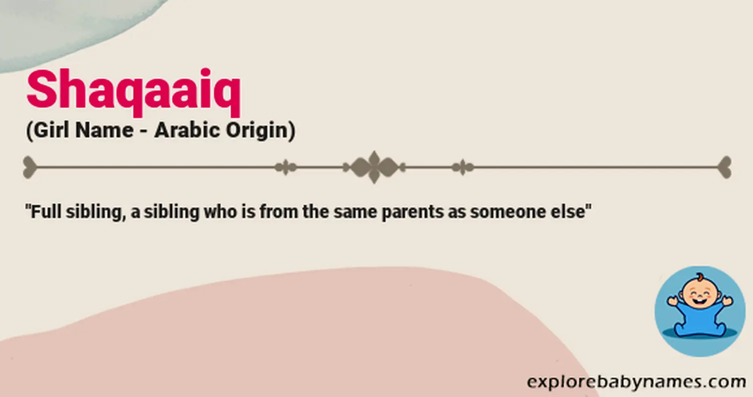 Meaning of Shaqaaiq