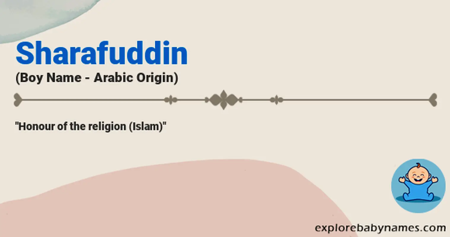 Meaning of Sharafuddin