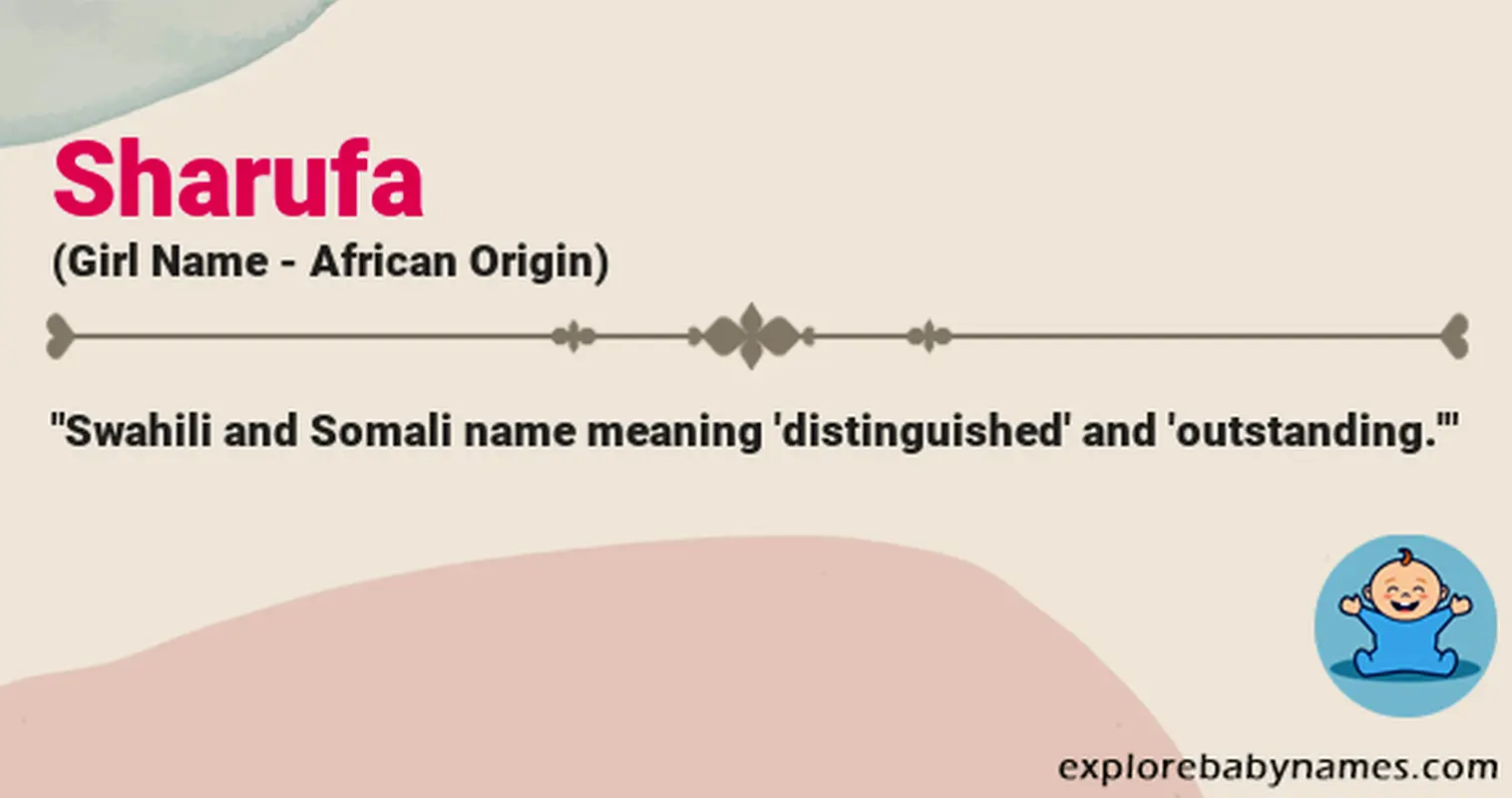 Meaning of Sharufa