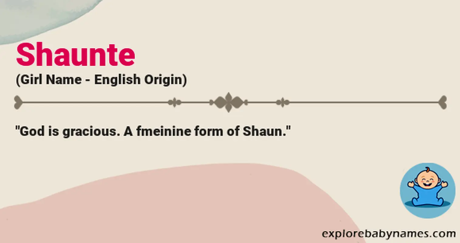 Meaning of Shaunte