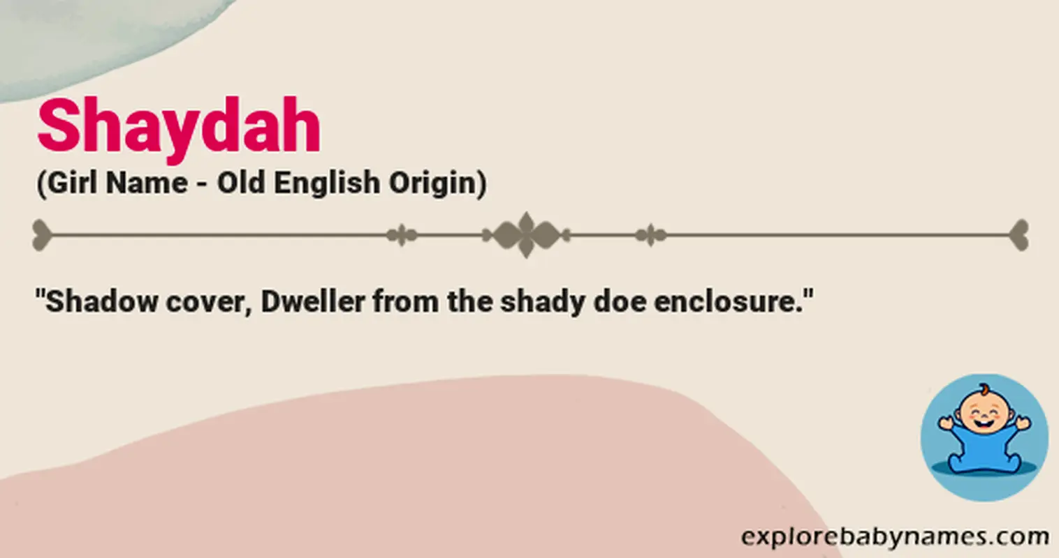 Meaning of Shaydah