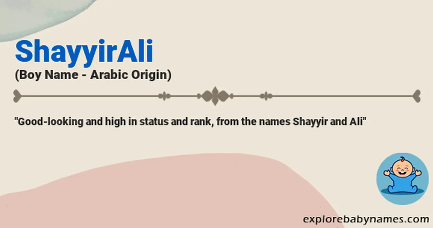 Meaning of ShayyirAli