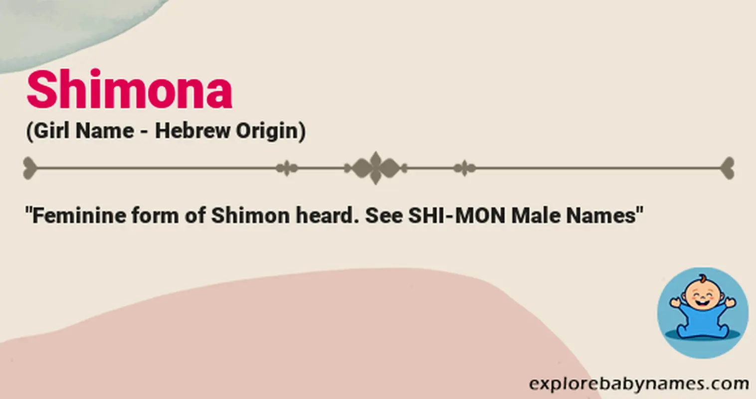 Meaning of Shimona