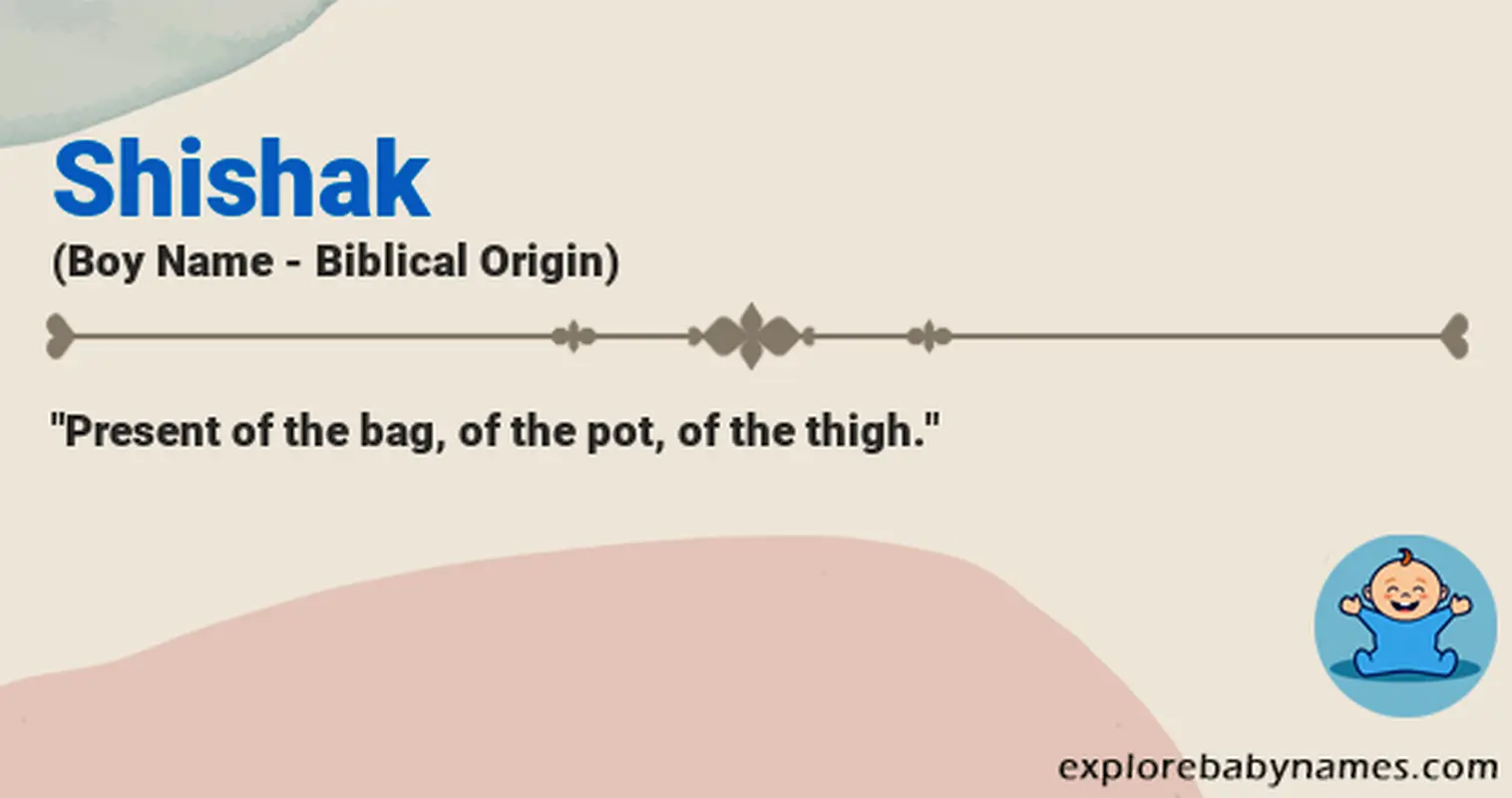 Meaning of Shishak