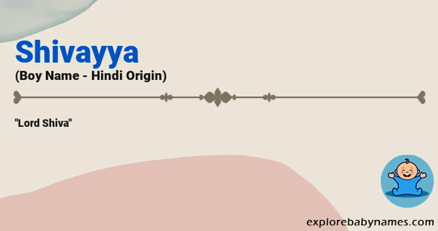 Meaning of Shivayya