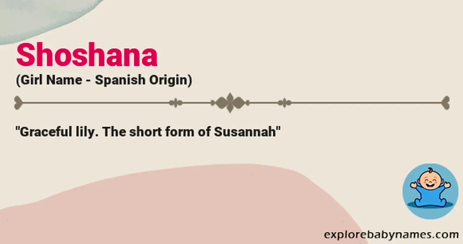 Meaning of Shoshana