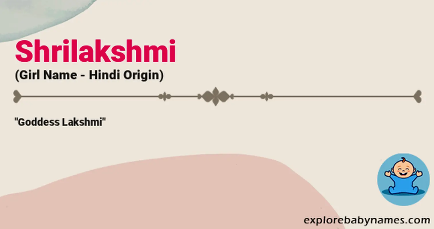 Meaning of Shrilakshmi