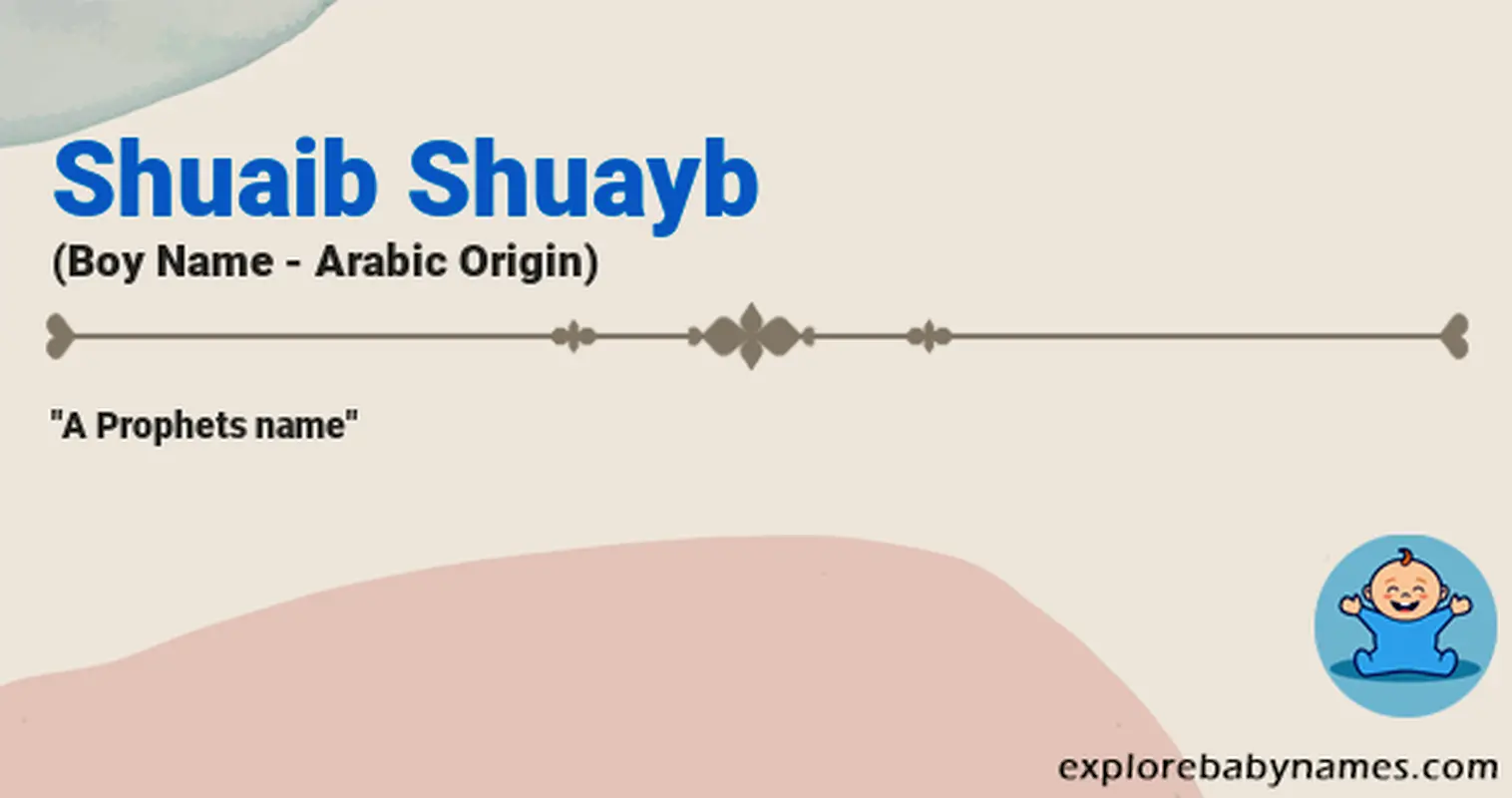 Meaning of Shuaib Shuayb