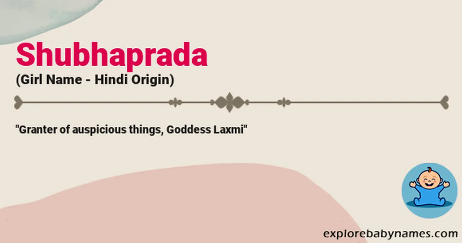 Meaning of Shubhaprada