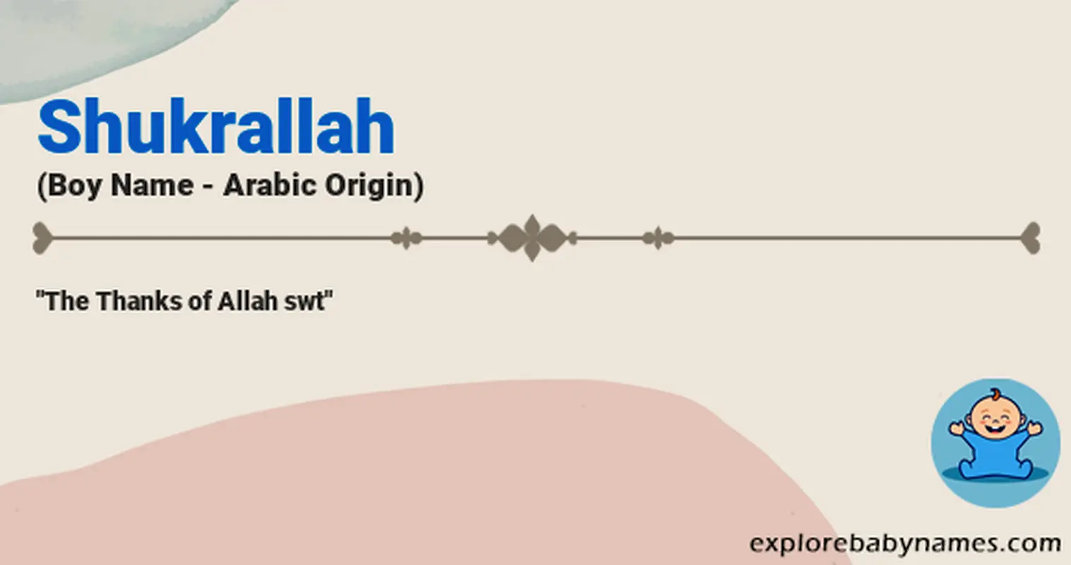 Meaning of Shukrallah