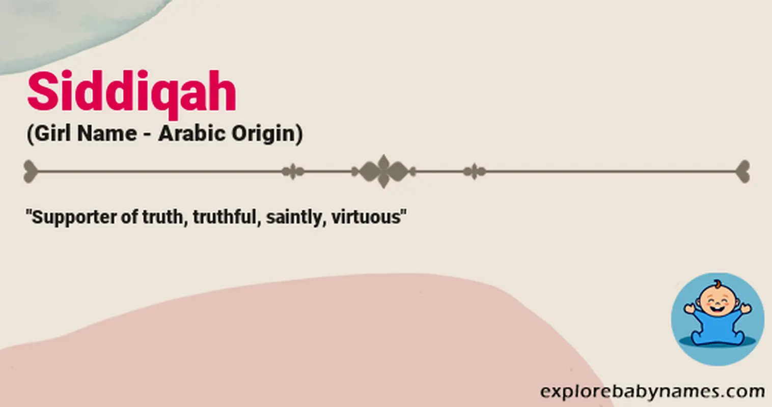 Meaning of Siddiqah