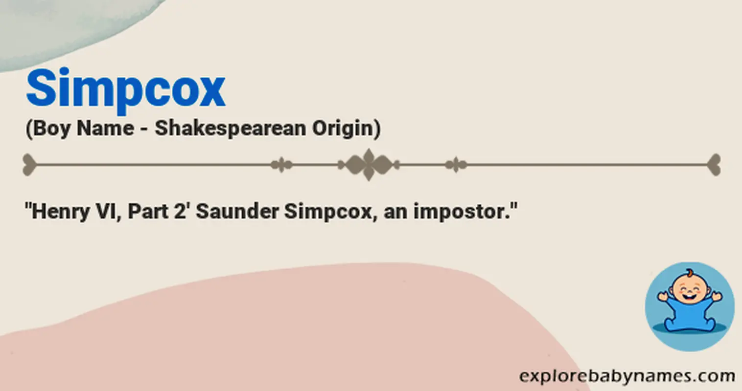 Meaning of Simpcox