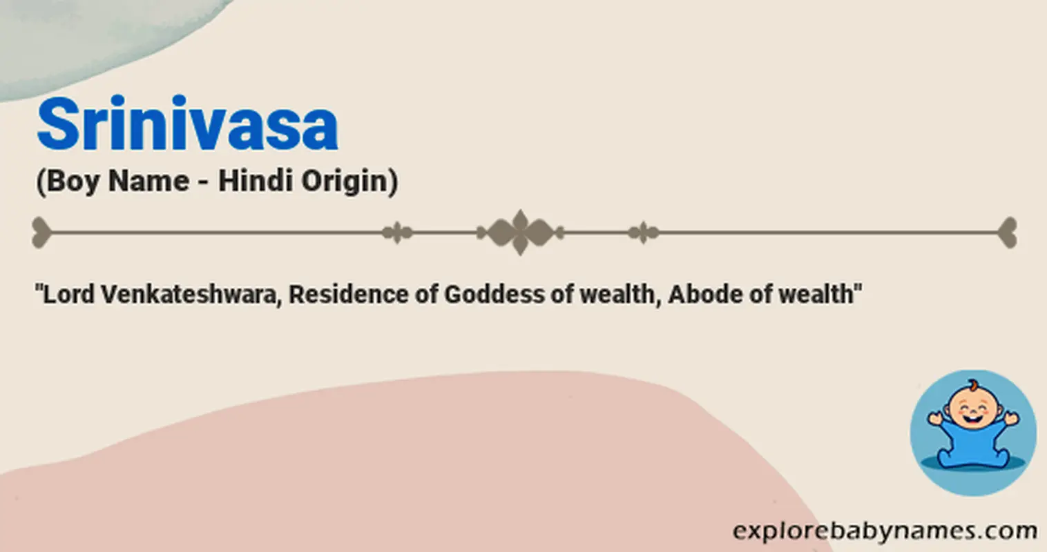Meaning of Srinivasa
