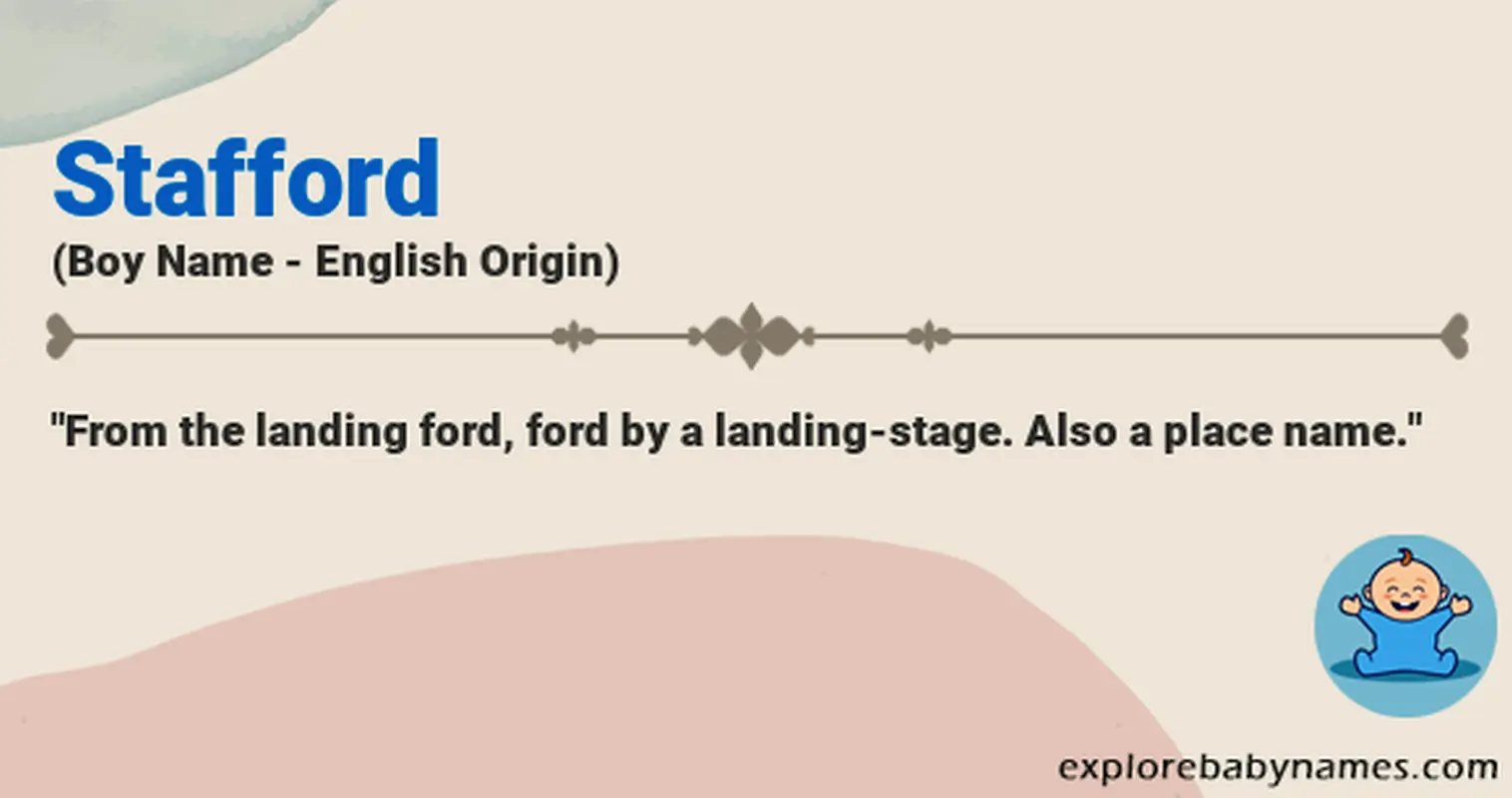 Meaning of Stafford