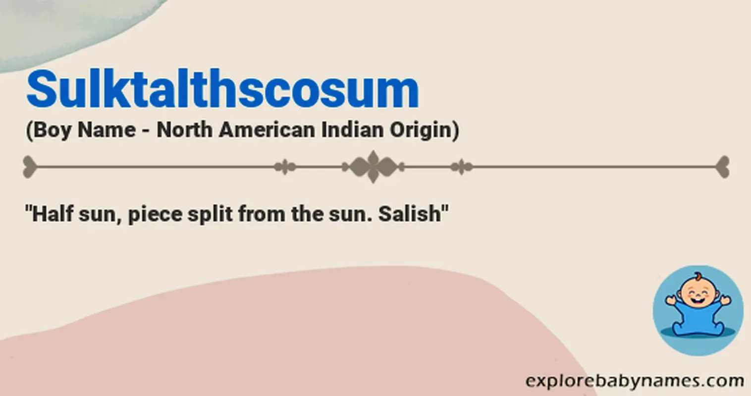 Meaning of Sulktalthscosum