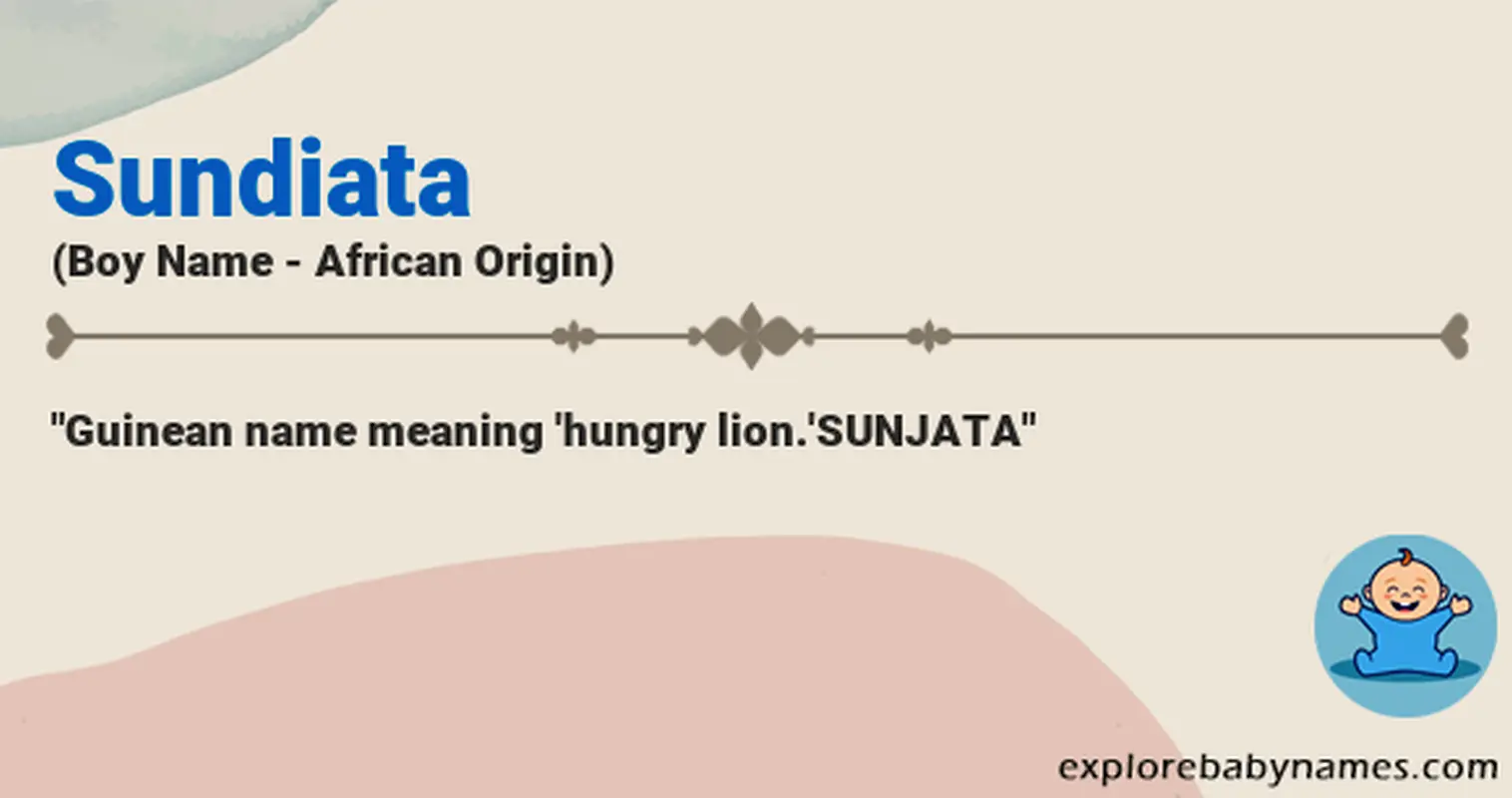 Meaning of Sundiata