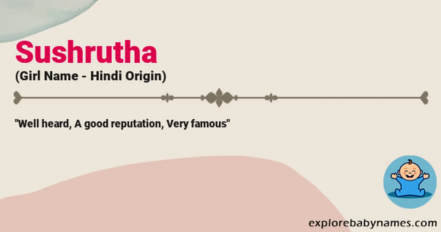 Meaning of Sushrutha