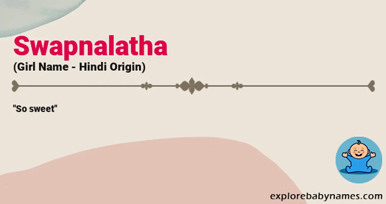 Meaning of Swapnalatha