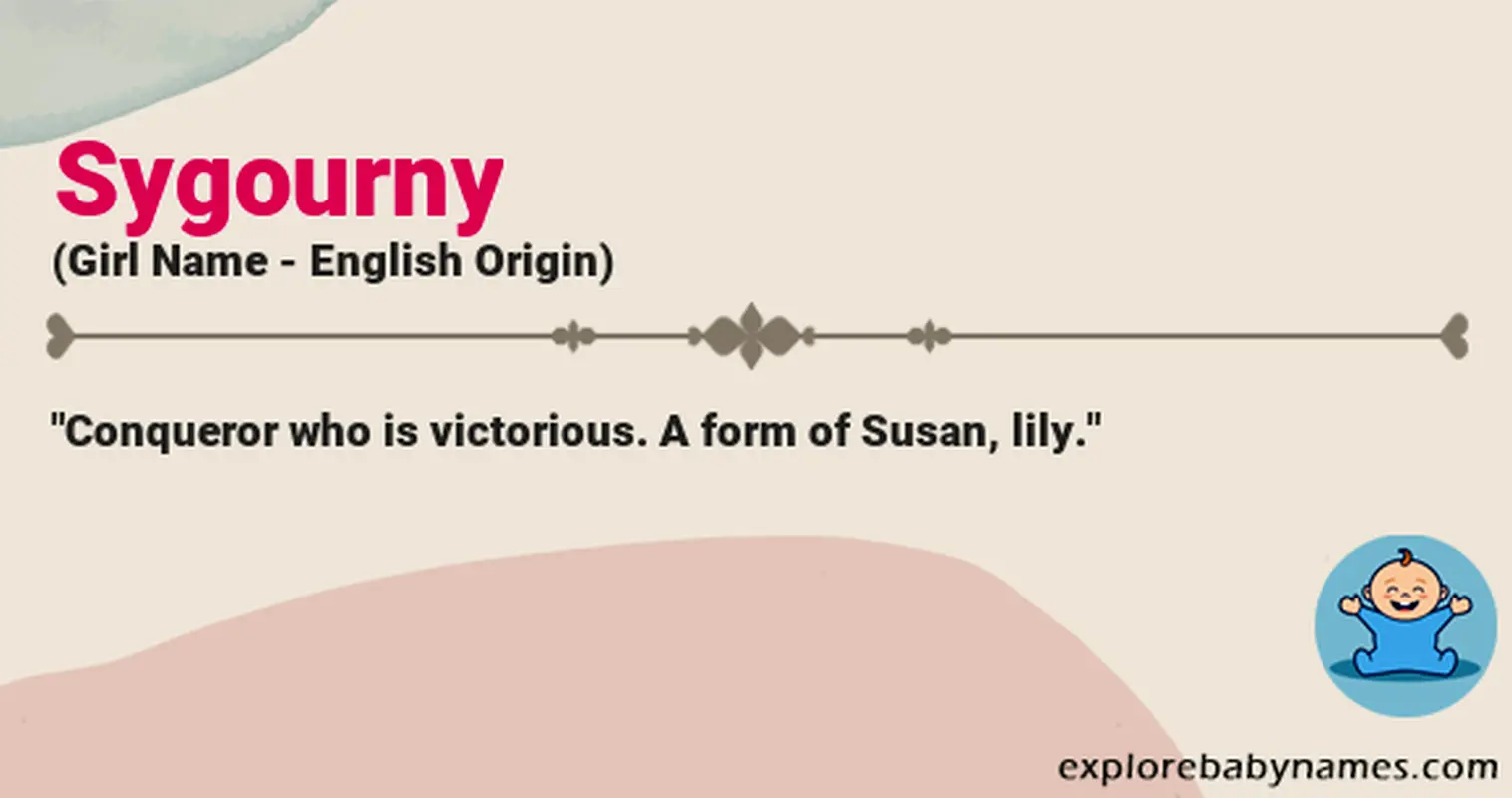 Meaning of Sygourny