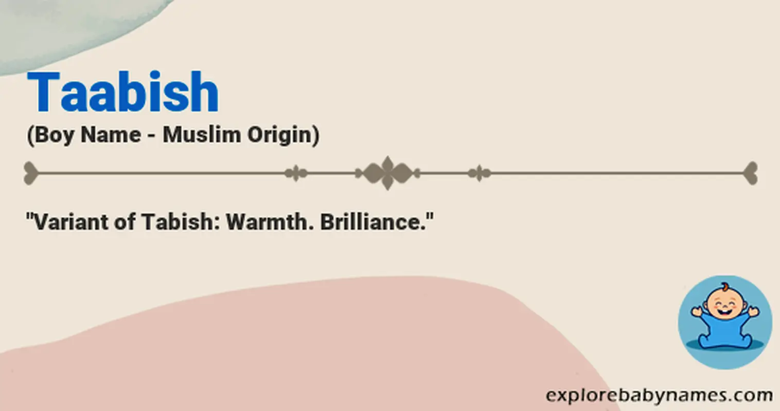 Meaning of Taabish