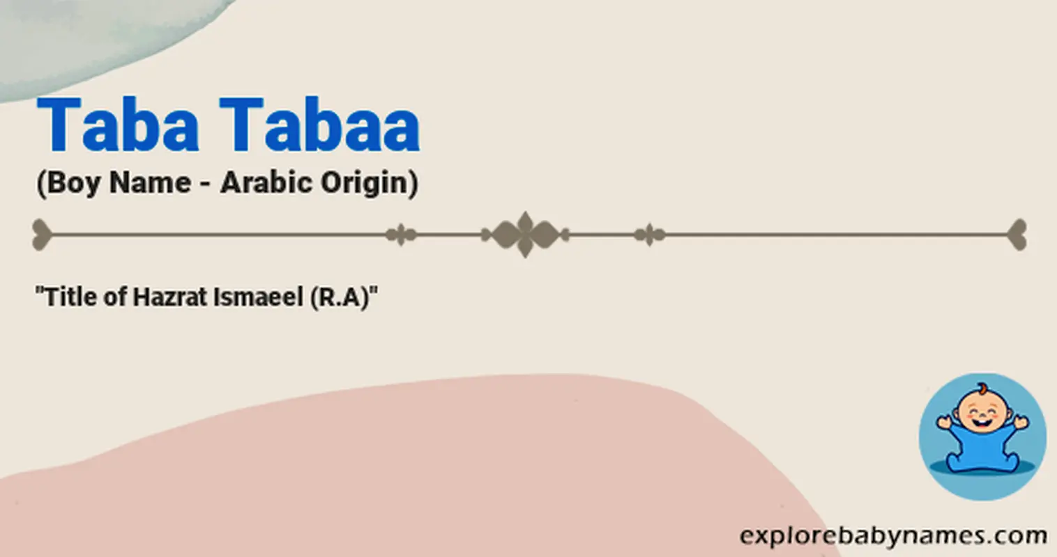 Meaning of Taba Tabaa