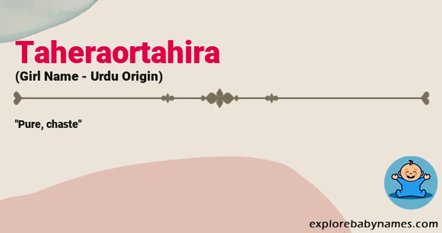 Meaning of Taheraortahira