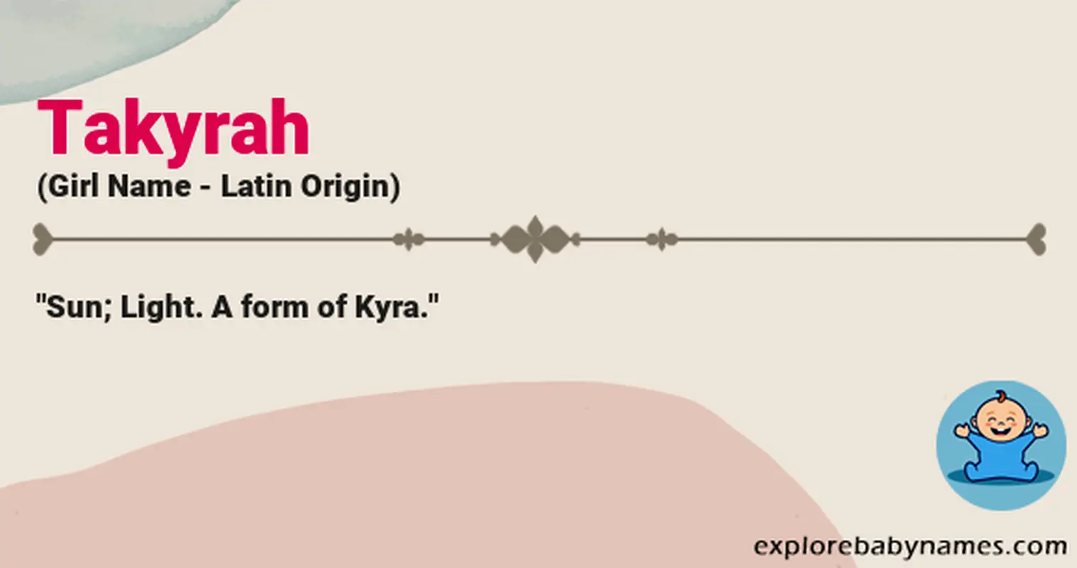 Meaning of Takyrah