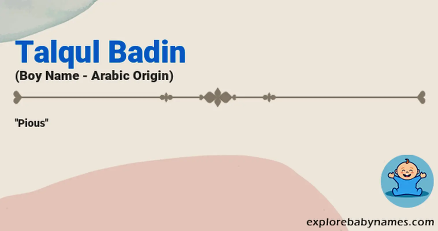Meaning of Talqul Badin