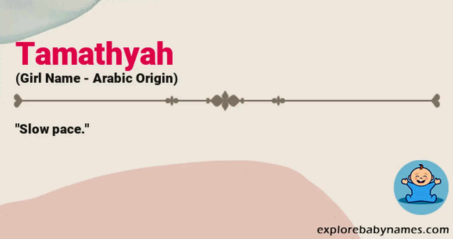 Meaning of Tamathyah