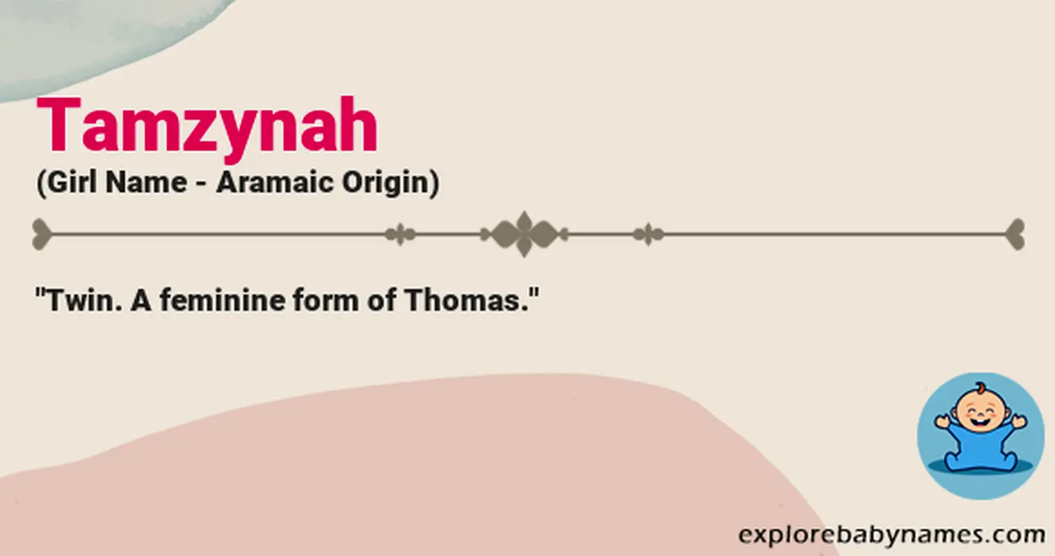 Meaning of Tamzynah
