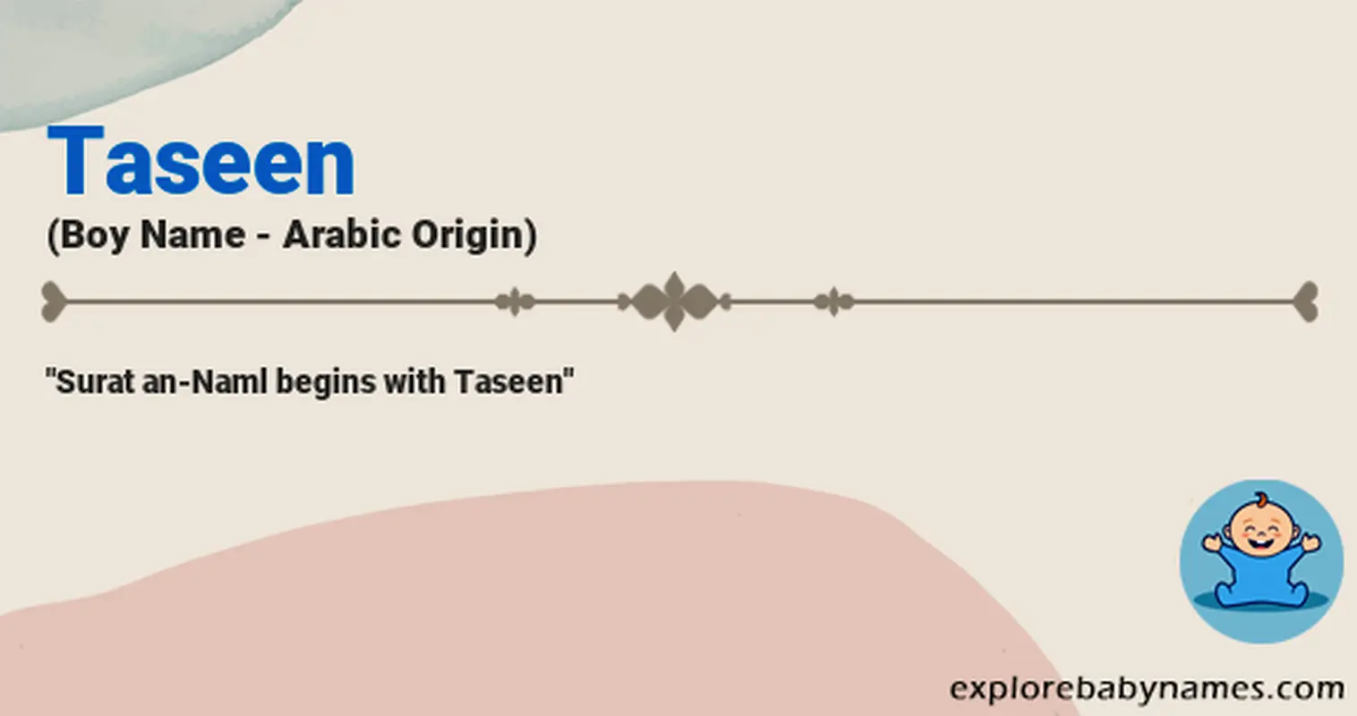 Meaning of Taseen