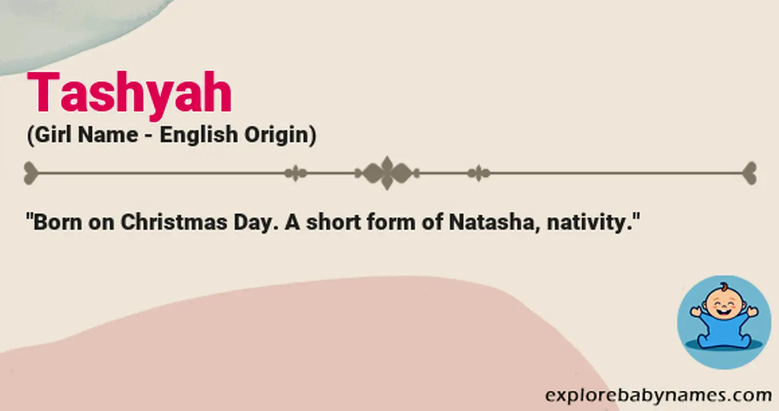 Meaning of Tashyah