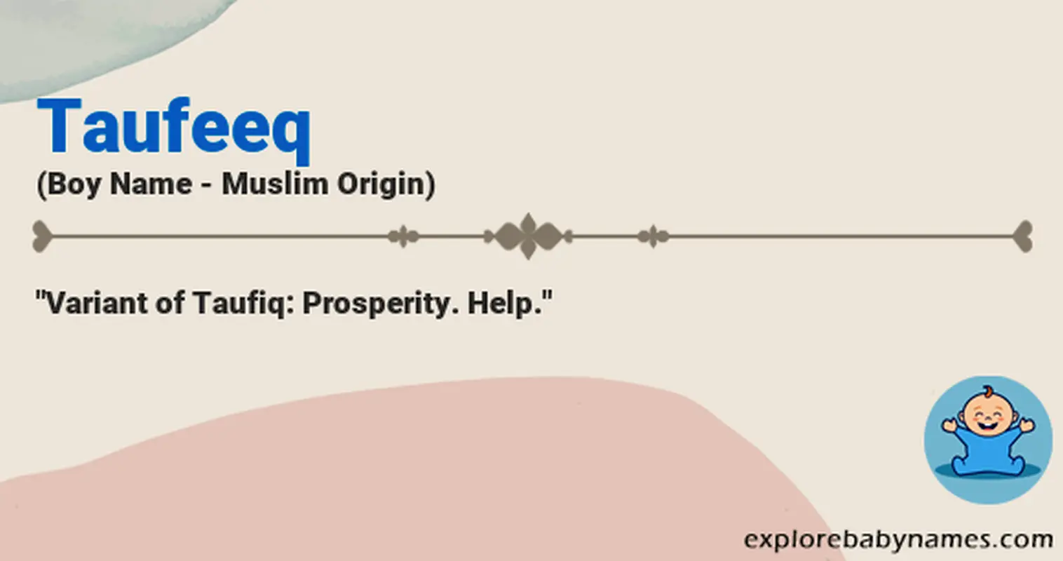 Meaning of Taufeeq
