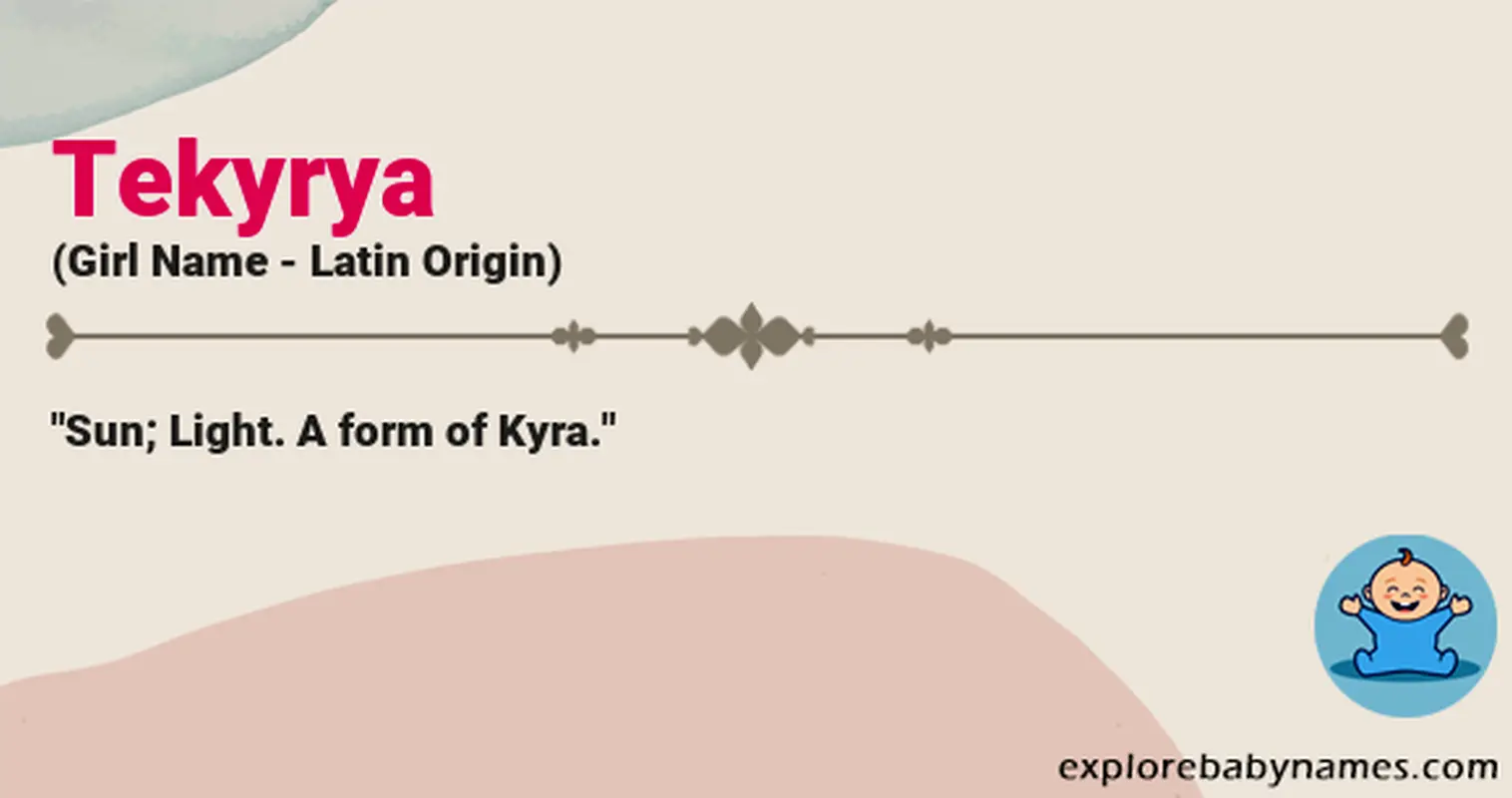 Meaning of Tekyrya